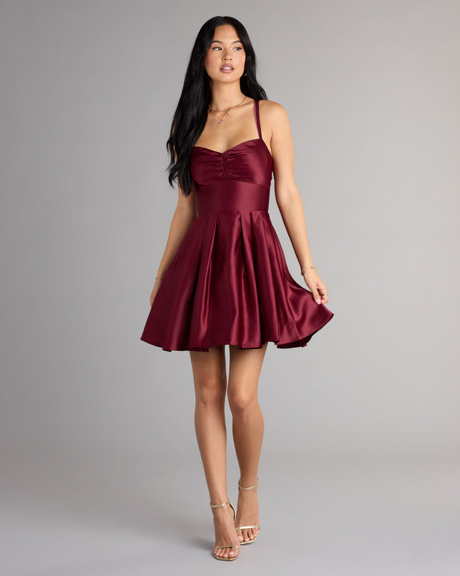 The Isabelle Satin Lace-Up Dress With Pockets is your new go-to Windsor dress—effortless, versatile, and made to update your fall style in seconds.