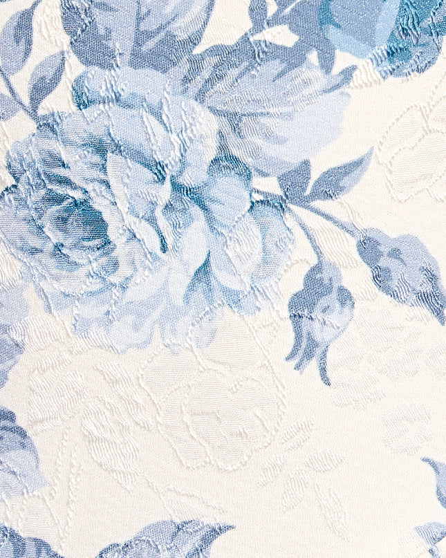 Jill Floral Jacquard A-Line Mini Dress