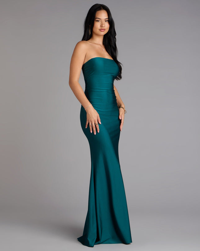 Margret Strapless Cutout Mermaid Formal Dress