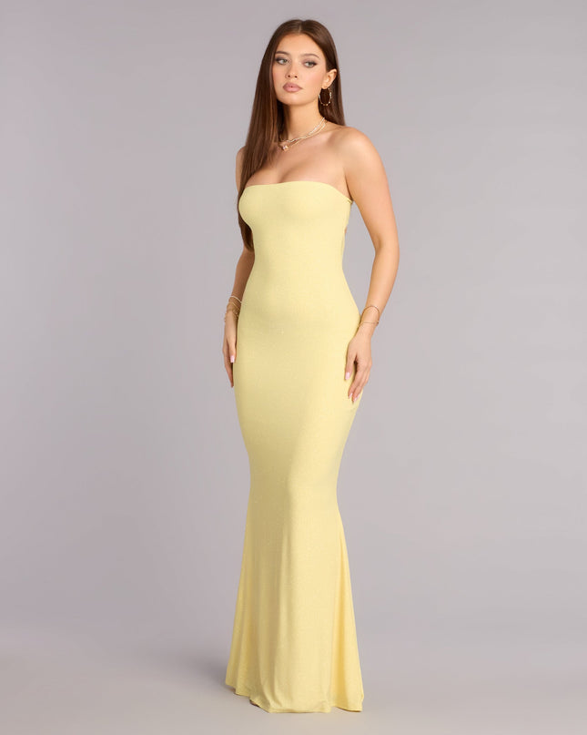 Alaina Glitter Knit Mermaid Dress
