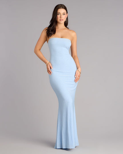 Alaina Glitter Knit Mermaid Dress