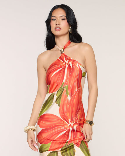 Maryanne Floral A-Line Formal Dress