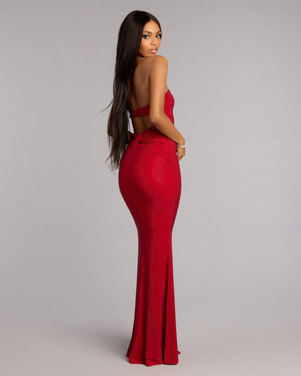 Janine Glitter Mermaid Formal Dress