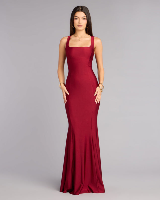 Karen Lace-Up Mermaid Formal Dress
