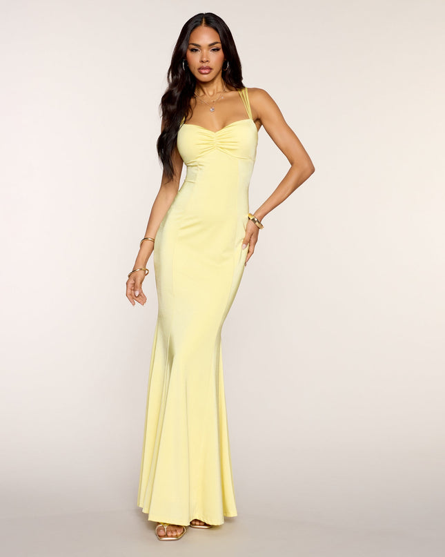 Caitlyn Strappy Open Back Formal Dress