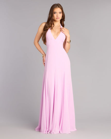 Maryanna Halter A-Line Formal Dress