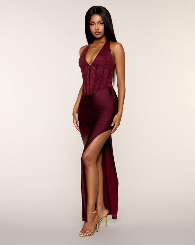 Dahlia Lace Corset Formal Dress