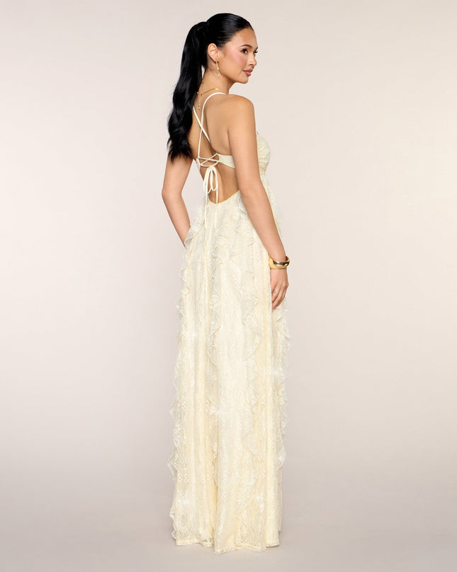 Nadene Sequin Lace A-Line Formal Dress
