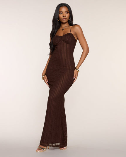 Table For Two Lace Maxi Dress