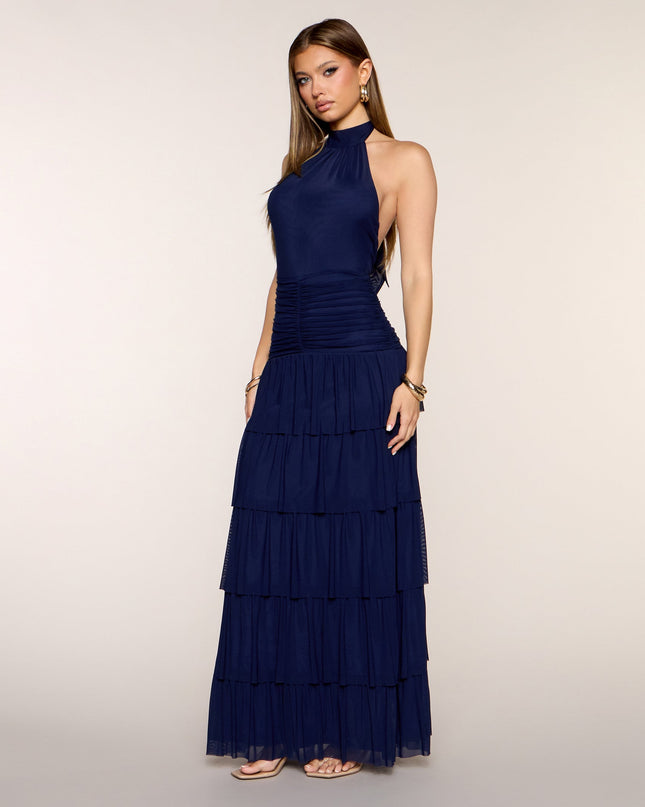 Airy Chic Open Back Maxi Dress