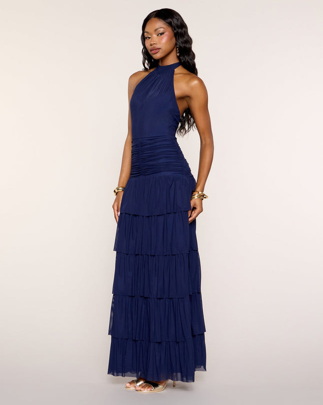 Airy Chic Open Back Maxi Dress