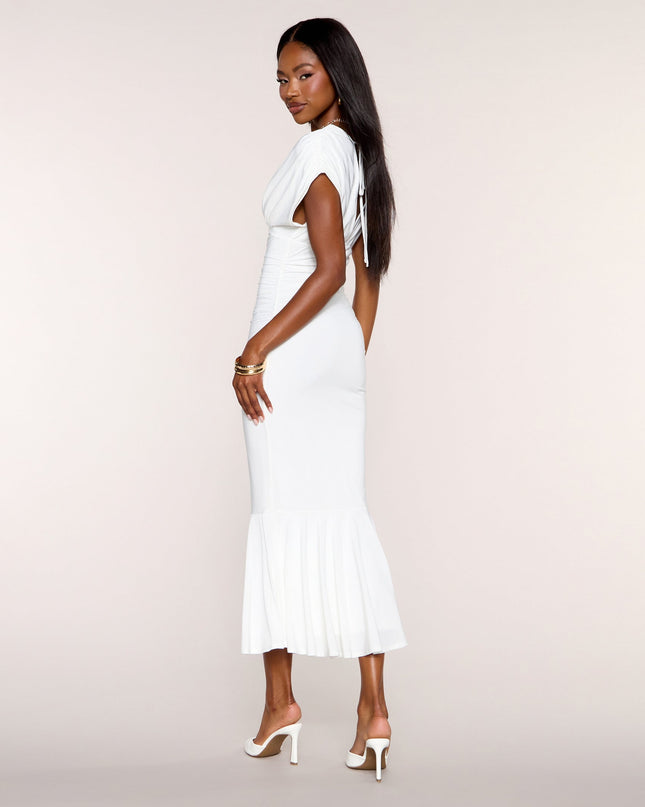 Sleek Silhouette Mermaid Maxi Dress