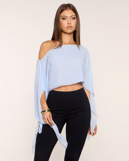Flowy Mood Chiffon Ruffle Poncho