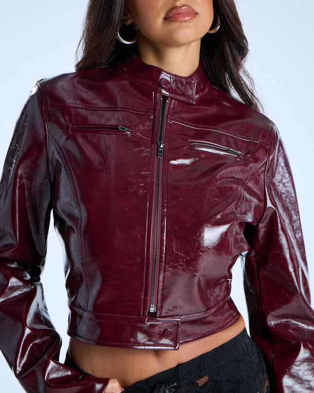 Edge Factor Moto Crop Jacket