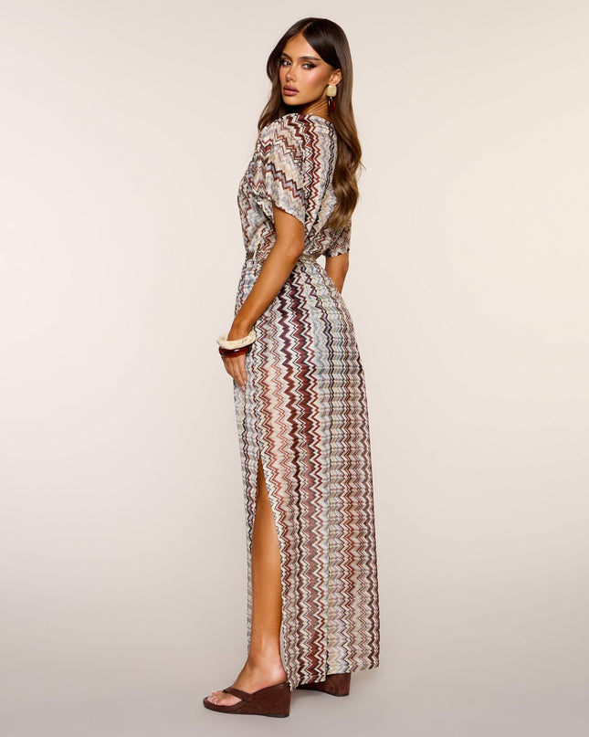 Coast Calling Printed Maxi Duster