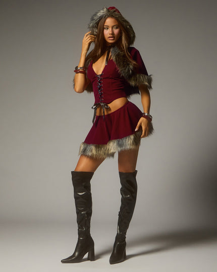 Little Red Mini Skort