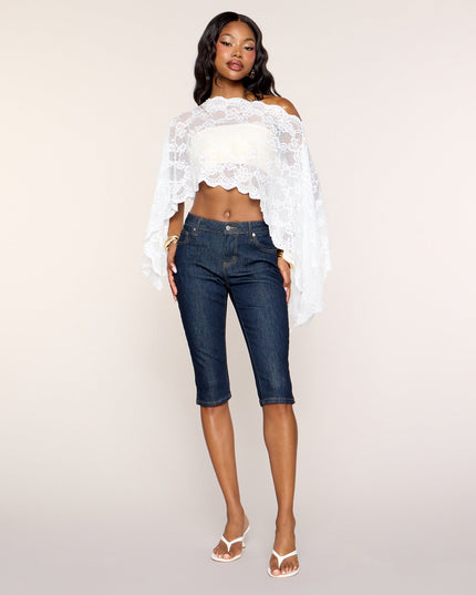 Weekend Repeat Mid Rise Capri Pants