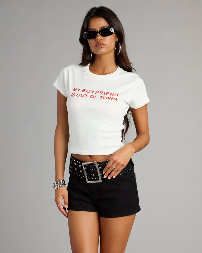 Rebel Edge Belted Denim Shorts