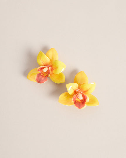 Tropical Soiree Flower Earrings