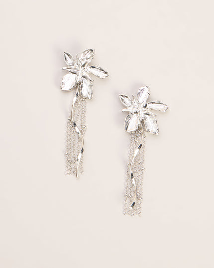 Bloom Theory Floral Fringe Earrings