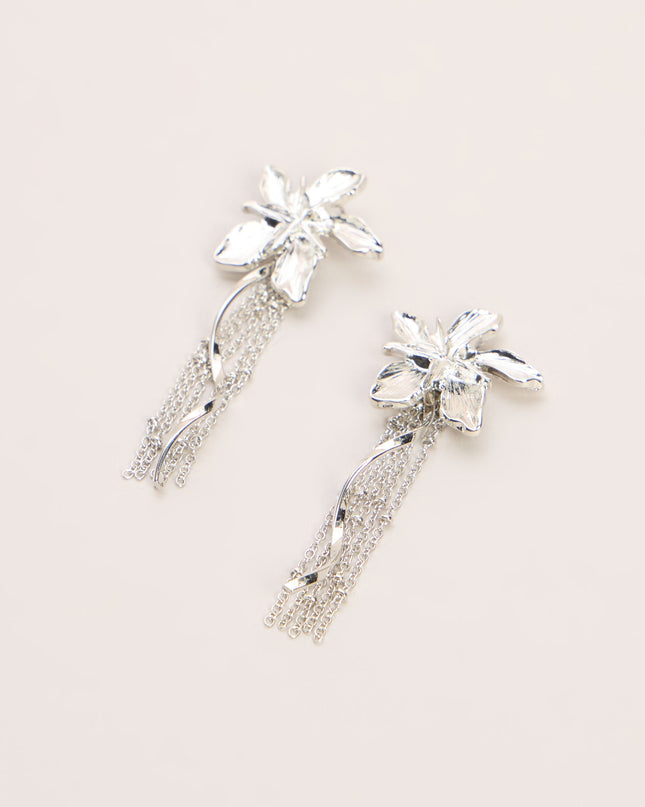 Bloom Theory Floral Fringe Earrings