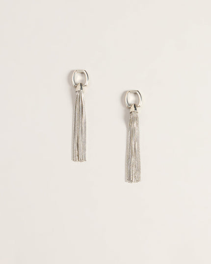 After Party Fringe Tassel Drop Earrings