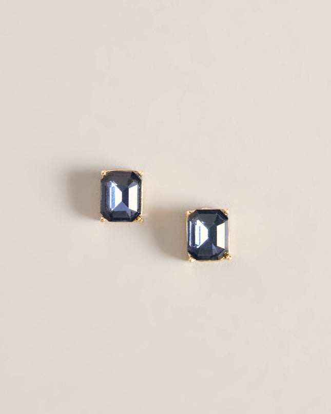 Gem Status Emerald Cut Statement Stud Earrings