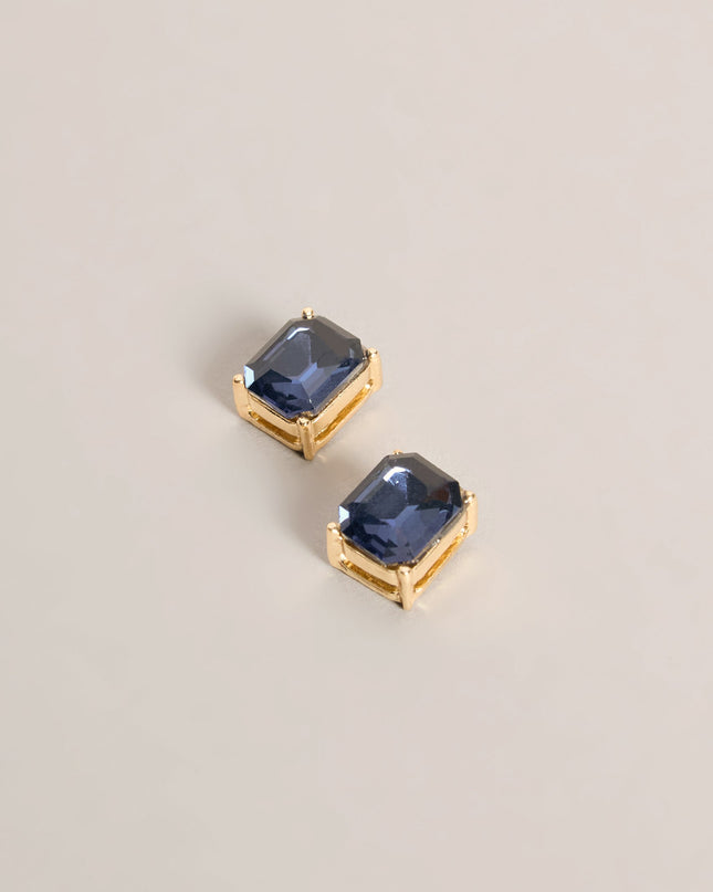 Gem Status Emerald Cut Statement Stud Earrings