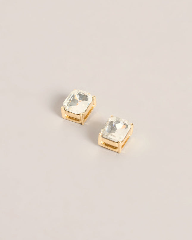 Gem Status Emerald Cut Statement Stud Earrings