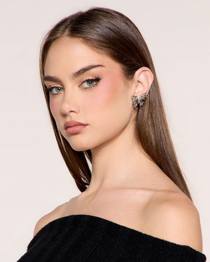 Wing It Butterfly Stud Earrings