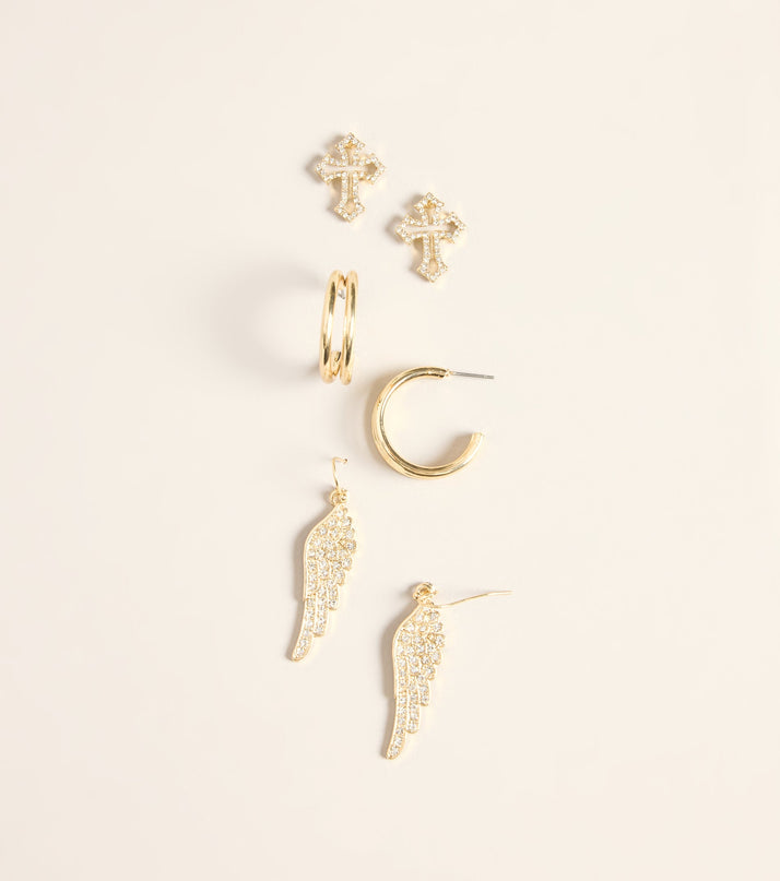 Written In The Stars Earrings Set