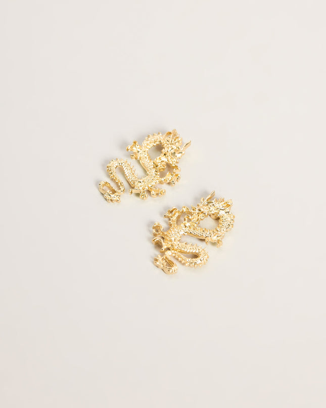 Fierce by Nature Dragon Statement Earrings