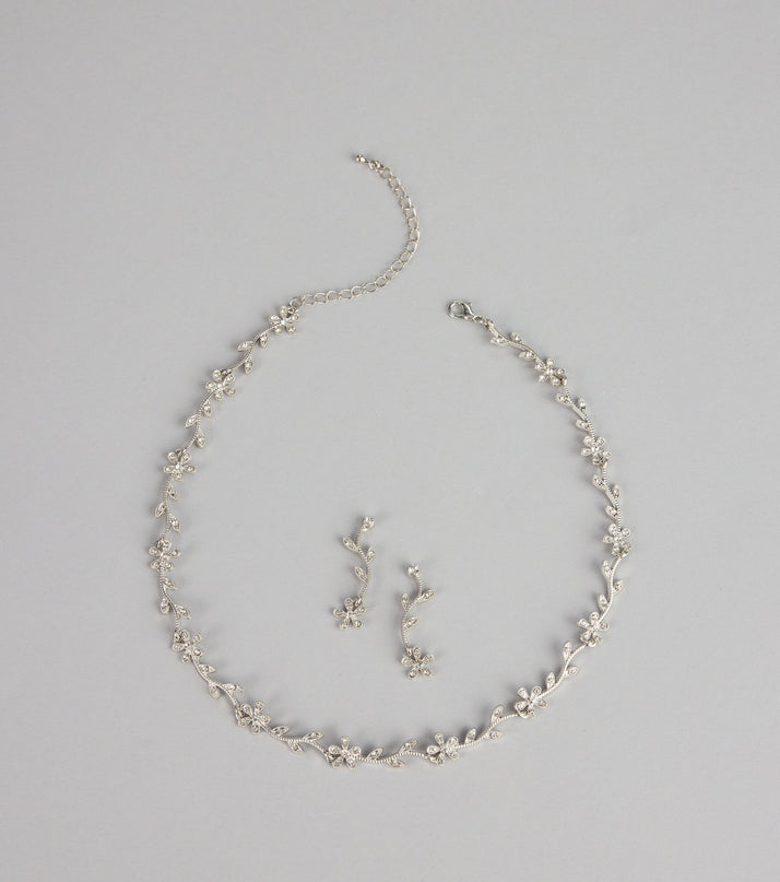 Daisy Glow Crystal Jewelry Set