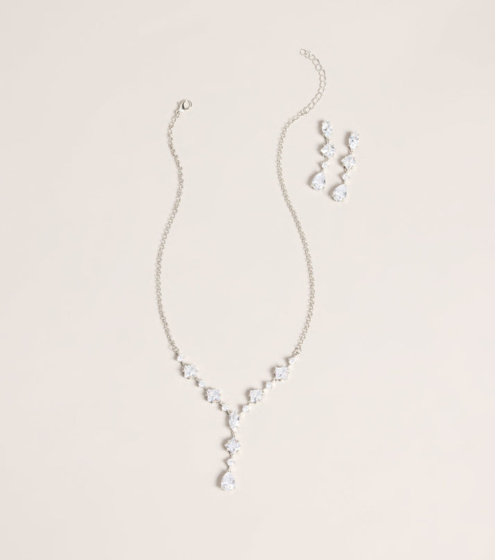 Polished Grace Rhinestone Jewelry Set