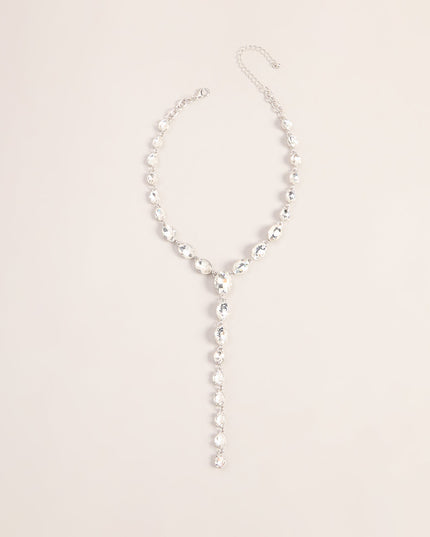 Shine Trail Rhinestone Necklace