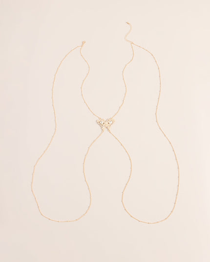 Butterfly Effect Rhinestone Body Chain