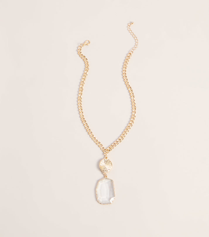 Medallion Mood Pendant Necklace