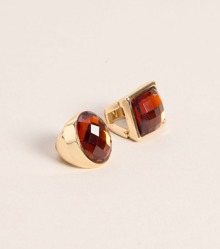 Treasure Box Two-Piece Ring Set