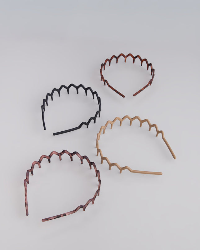 Hair Check Four-Pack Headband Set