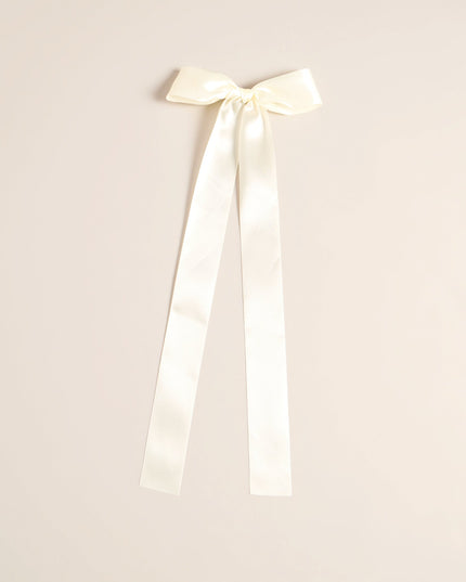 Tied With Intention Satin Bow Hair Clip
