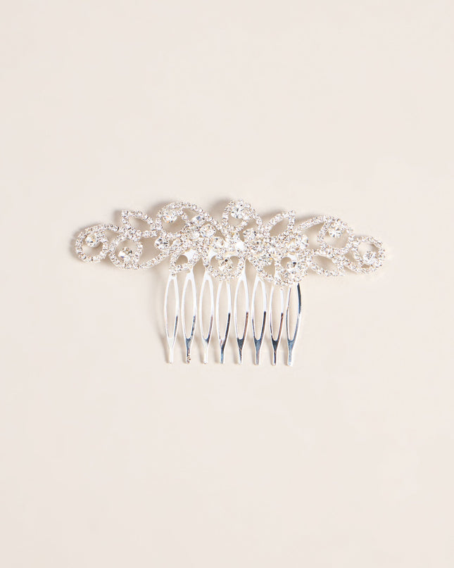 Crystal Garden Rhinestone Hair Comb
