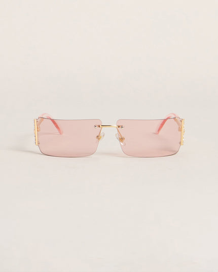 No Filter Clear Square Sunglasses