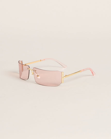 No Filter Clear Square Sunglasses