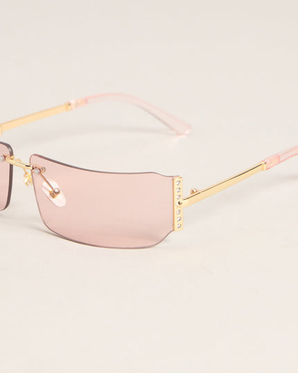 No Filter Clear Square Sunglasses
