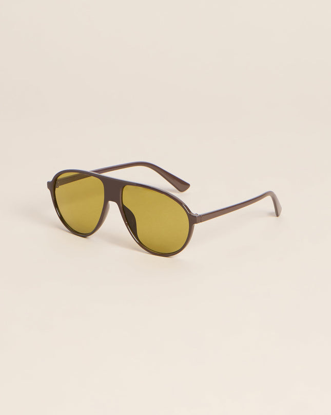 Plans In Motion Oversized Aviator Sunglasses