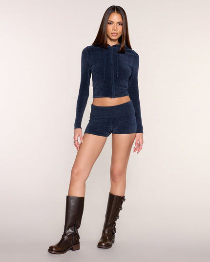 Cozy Up Chenille Knit Hot Shorts