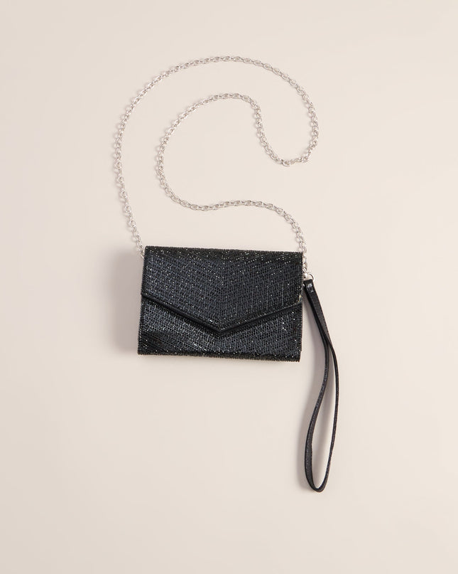 Let's Have A Toast Rhinestone Crossbody Wallet