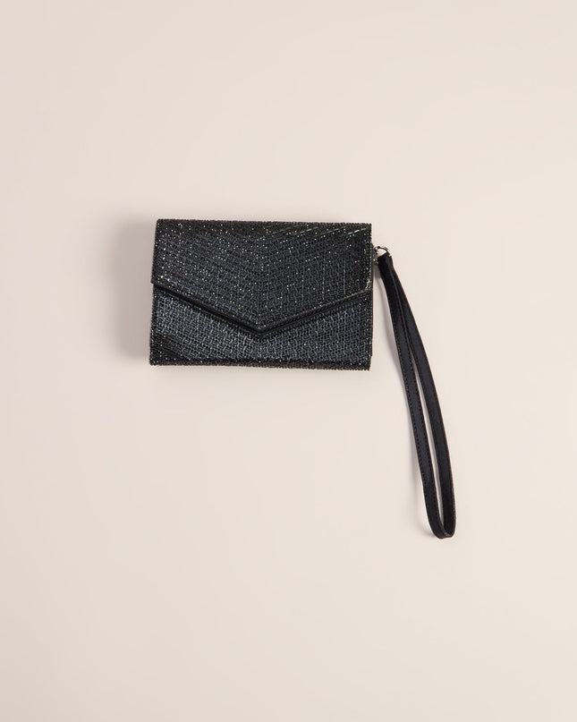 Let's Have A Toast Rhinestone Crossbody Wallet