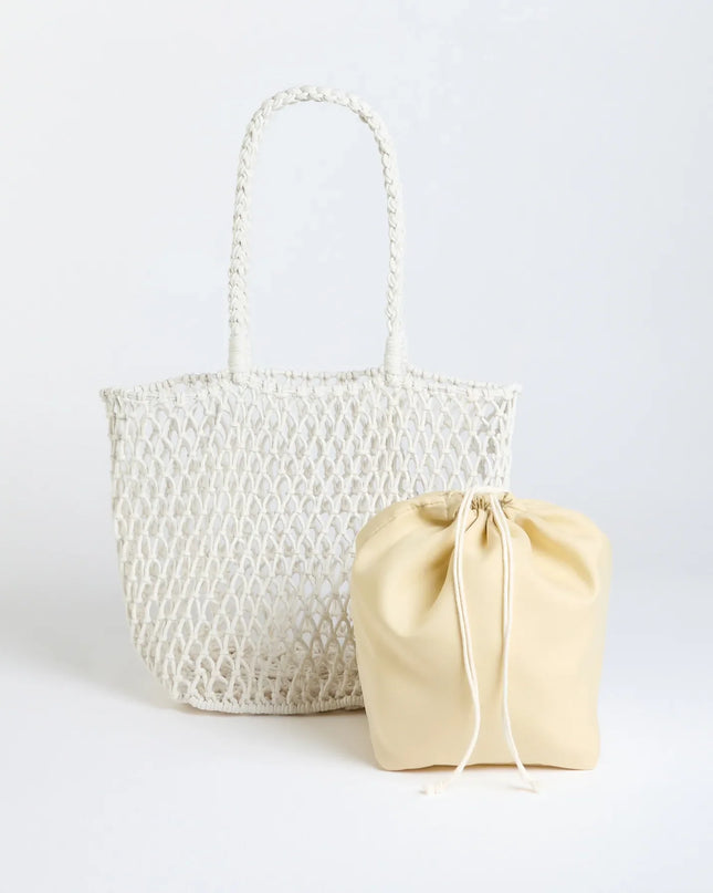 Casual Trendsetter Open Weave Tote Bag