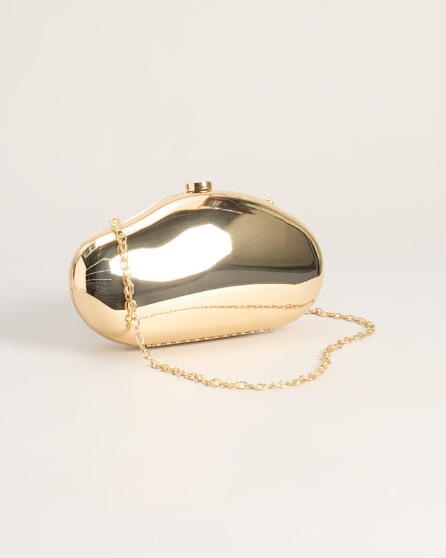 Sleek Sculptural Hardcase Clutch